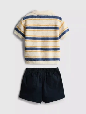 0–12 måneder | strikket shortsett
