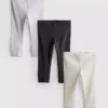 0–18 måneder | 3-pakk leggings til nyfødte