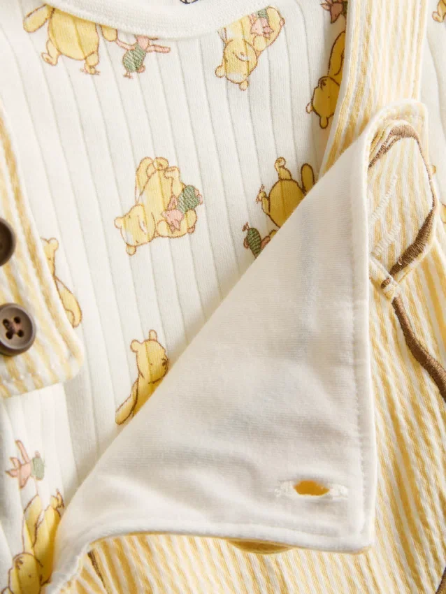 0–18 måneder | Disney-sett med body og overalls med Winnie the Pooh-motiv for nyfødte