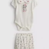 0–18 måneder | Disney-sett med Marie-body og bloomers fra «Aristokatene» til nyfødte