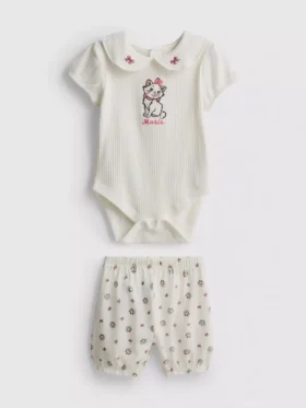 0–18 måneder | Disney-sett med Marie-body og bloomers fra «Aristokatene» til nyfødte