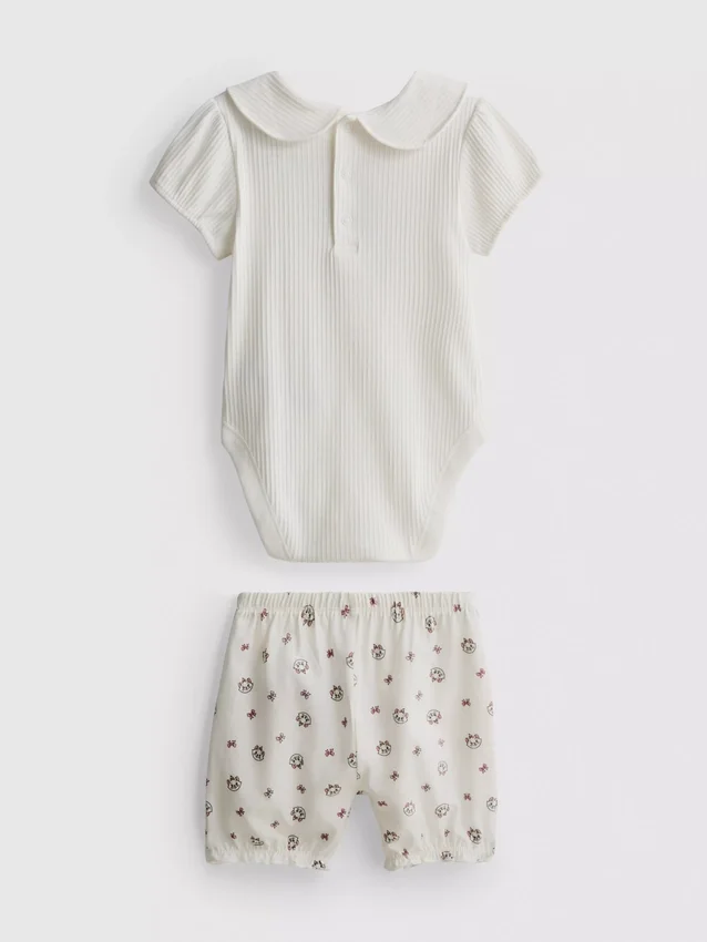 0–18 måneder | Disney-sett med Marie-body og bloomers fra «Aristokatene» til nyfødte
