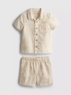 0–18 måneder | Disney-sett med skjorte og Shorts fra «Løvenes konge» til nyfødte