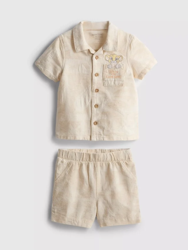 0–18 måneder | Disney-sett med skjorte og Shorts fra «Løvenes konge» til nyfødte