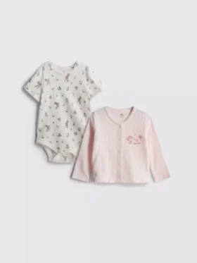 0–18 måneder | Disneys Bambi-body og cardigan-sett for nyfødte