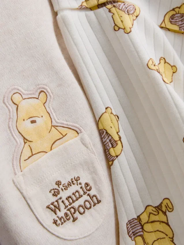 0–18 måneder | Disneys Winnie the Pooh-sett med wrap-top og Shorts for nyfødte
