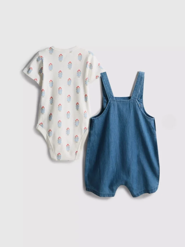 0–18 måneder | Paddington Bear-body og overalls – sett for nyfødte
