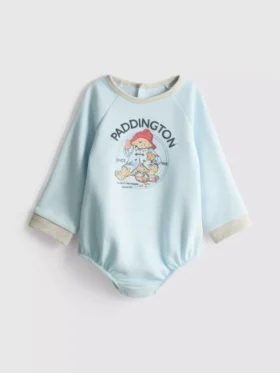 0–18 måneder | Paddington Bear langermet body til nyfødte