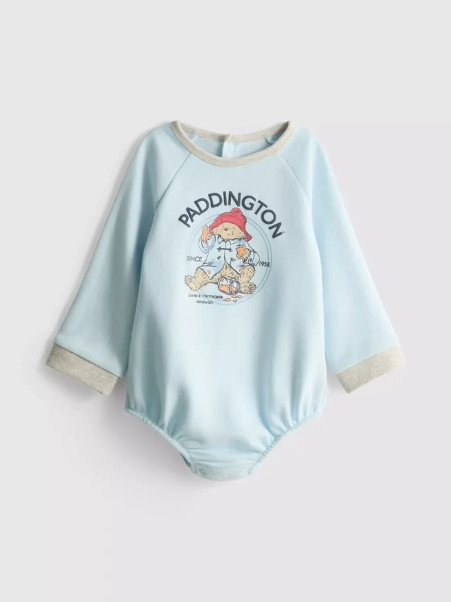 0–18 måneder | Paddington Bear langermet body til nyfødte