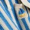 0–18 måneder | Stripet poloskjorte, Shorts og lue – sett for nyfødte