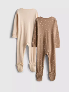 0–24 måneder | 2-pakk med pyjamaser med glidelås
