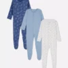 0–24 måneder | 3-pakk med pyjamaser med trykknapper