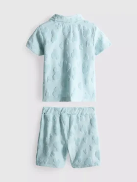 0–36 måneder | Disneys Mikke Mus-sett med frotté-T-skjorte og Shorts