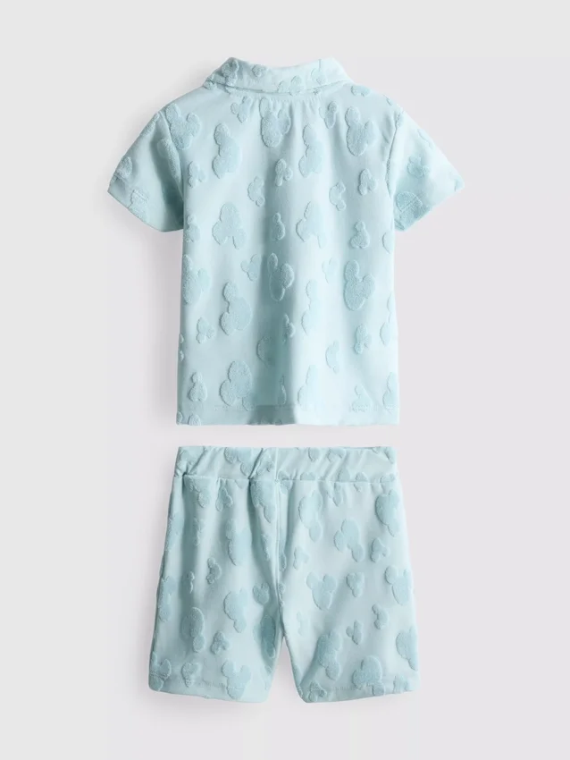 0–36 måneder | Disneys Mikke Mus-sett med frotté-T-skjorte og Shorts