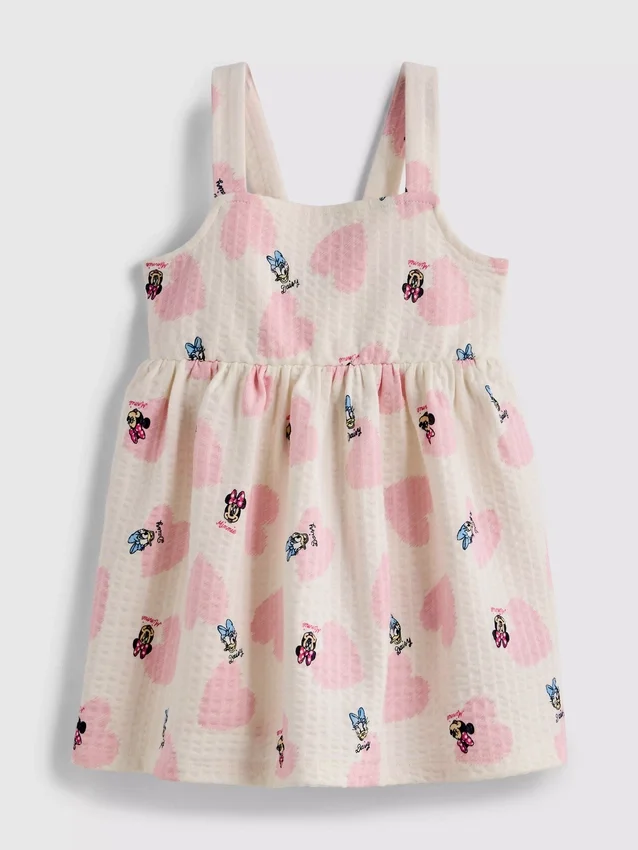 0–36 måneder | Disneys Minnie Mouse og Daisy Duck-smockkjole med struktur