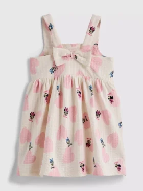 0–36 måneder | Disneys Minnie Mouse og Daisy Duck-smockkjole med struktur
