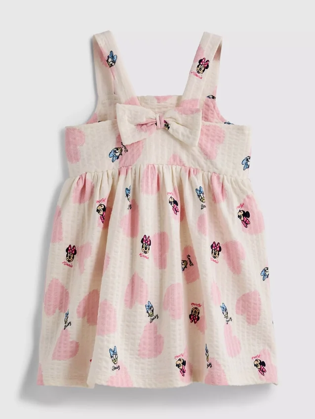0–36 måneder | Disneys Minnie Mouse og Daisy Duck-smockkjole med struktur