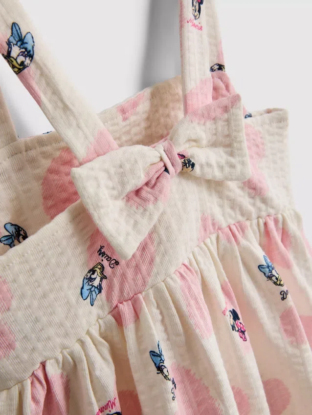 0–36 måneder | Disneys Minnie Mouse og Daisy Duck-smockkjole med struktur