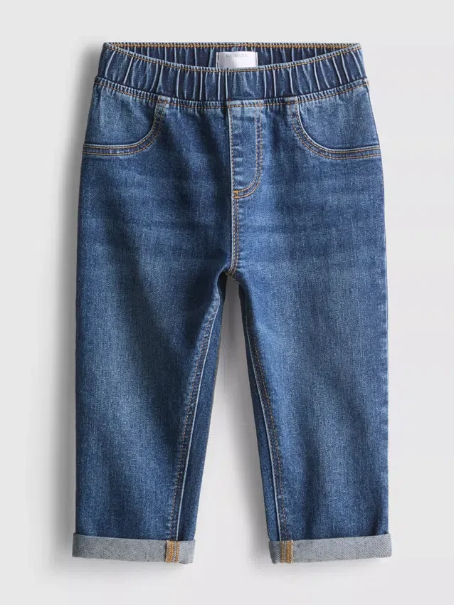 0–36 måneder | Jeans med opprullede mansjetter