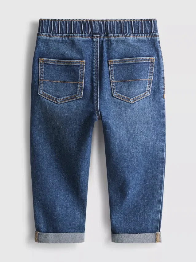0–36 måneder | Jeans med opprullede mansjetter