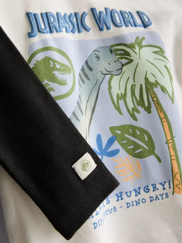 0–36 måneder | «Jurassic World»-T-skjorte og leggings-sett