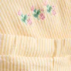 0–36 måneder | Sett med blomsterbrodert topp med peplum-kant og Shorts