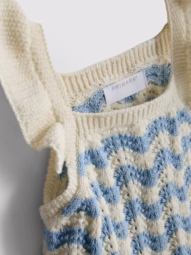 0–36 måneder | sett med strikket topp og Shorts