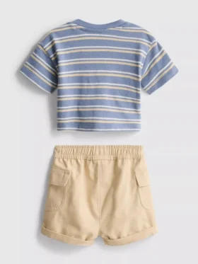 0–36 måneder | sett med T-skjorte og cargoshorts