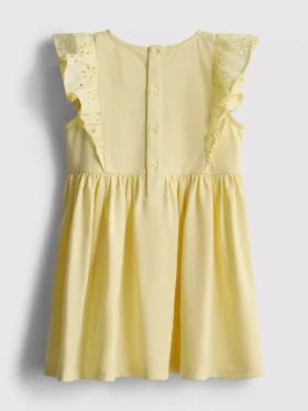 0–36 måneder | Smockkjole med broderie anglaise