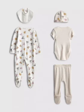 0–9 måneder | 5-delers Disney Winnie the Pooh-startsett for nyfødte