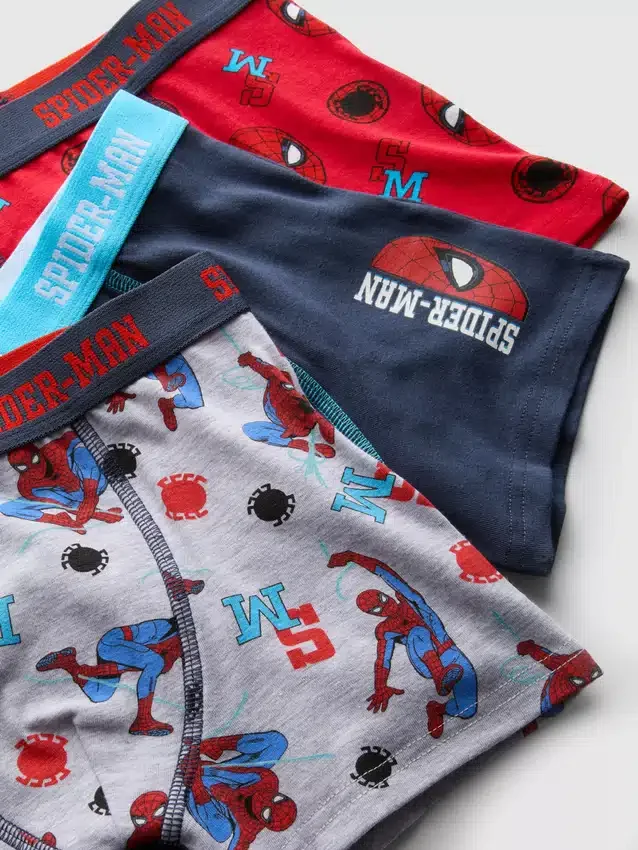 1,5–10 år | 3-pakning med Marvel Spider-Man-underbukser