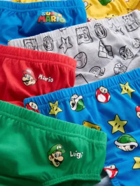 1,5–10 år | 6-pakning med Super Mario-truser