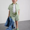 1,5–12 år | Stacey Solomon-sett med rutete skjorte og shorts