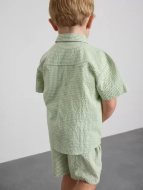 1,5–12 år | Stacey Solomon-sett med rutete skjorte og shorts