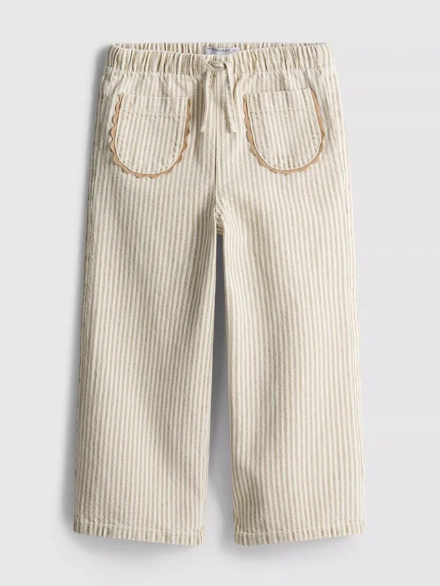 1,5–12 år | The Edit bomullsjeans med smale striper