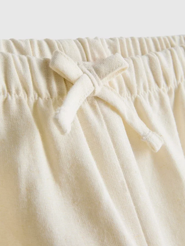 1,5–12 år | The Edit-bukser i linblanding med broderi