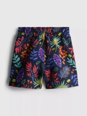 1,5–7 år | badeshorts med blomstertrykk