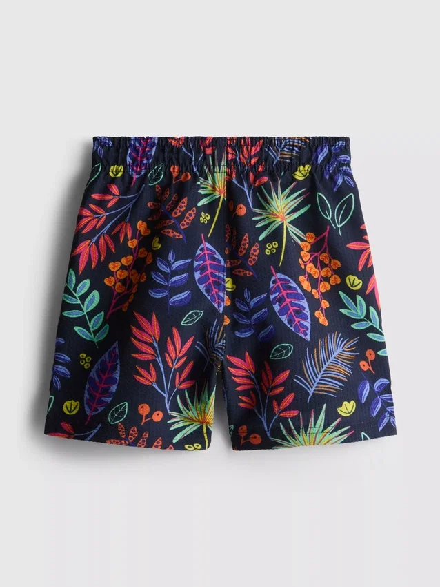 1,5–7 år | badeshorts med blomstertrykk