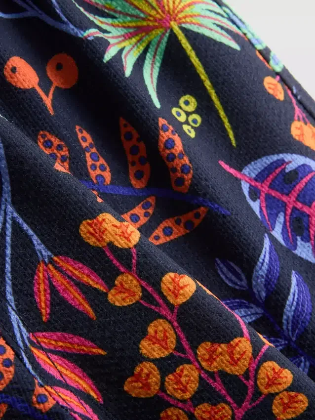 1,5–7 år | badeshorts med blomstertrykk