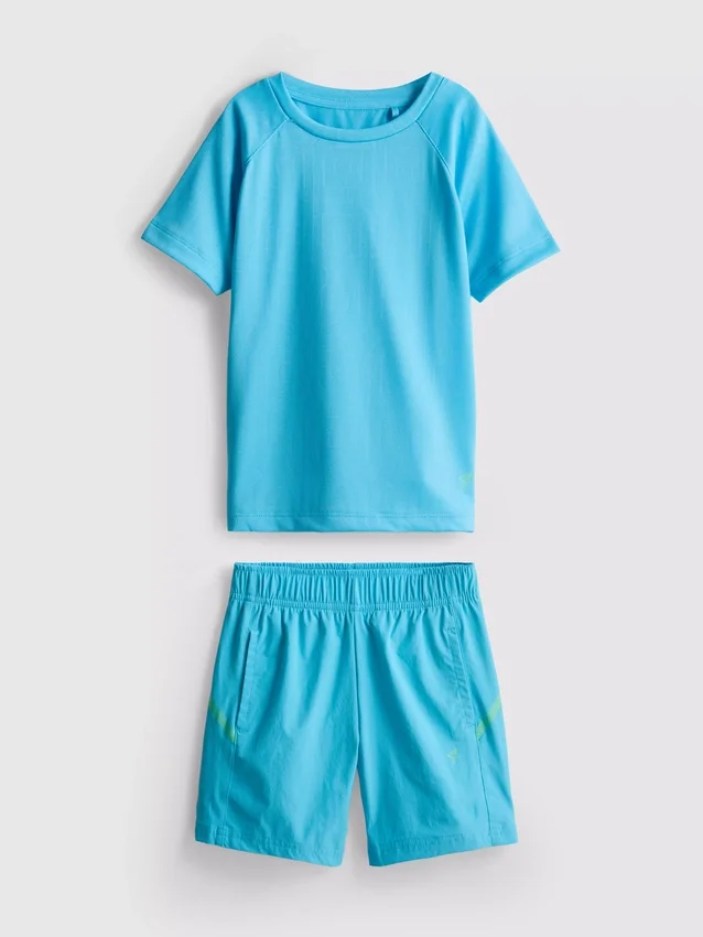 1,5–7 år | sett med aktiv-T-skjorte og shorts