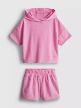 1,5–7 år | Sett med håndkle-hettegenser og Shorts