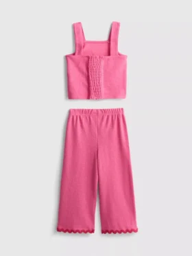 1,5–8 år | Disneys Stitch-sett med ric-rac-topp og bukser