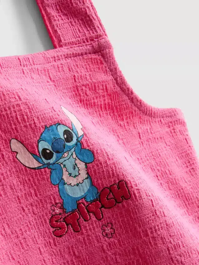 1,5–8 år | Disneys Stitch-sett med ric-rac-topp og bukser