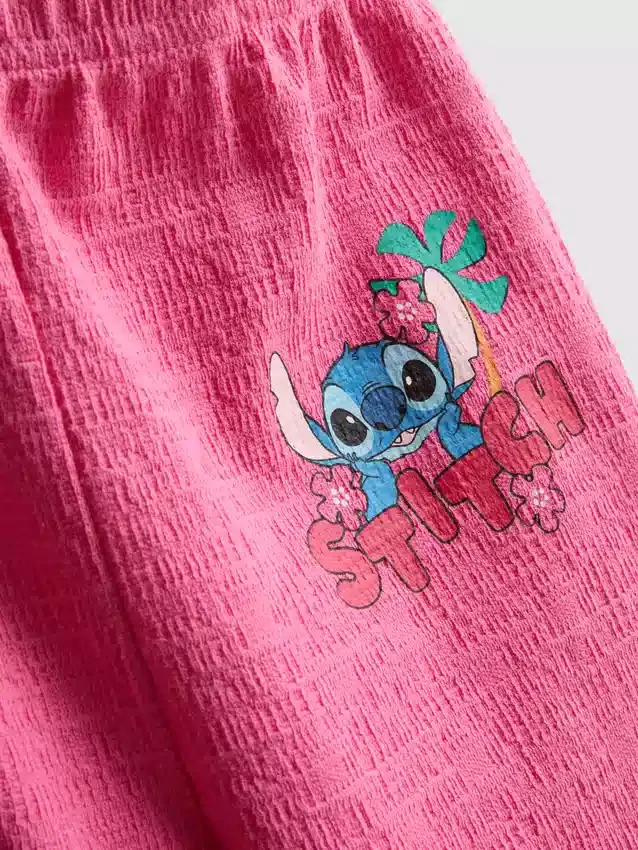 1,5–8 år | Disneys Stitch-sett med ric-rac-topp og bukser