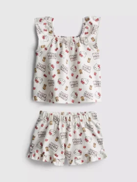 1,5–8 år | Hello Kitty-bluse og shorts-sett