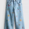 1,5–8 år | Jeans med fruktbroderi