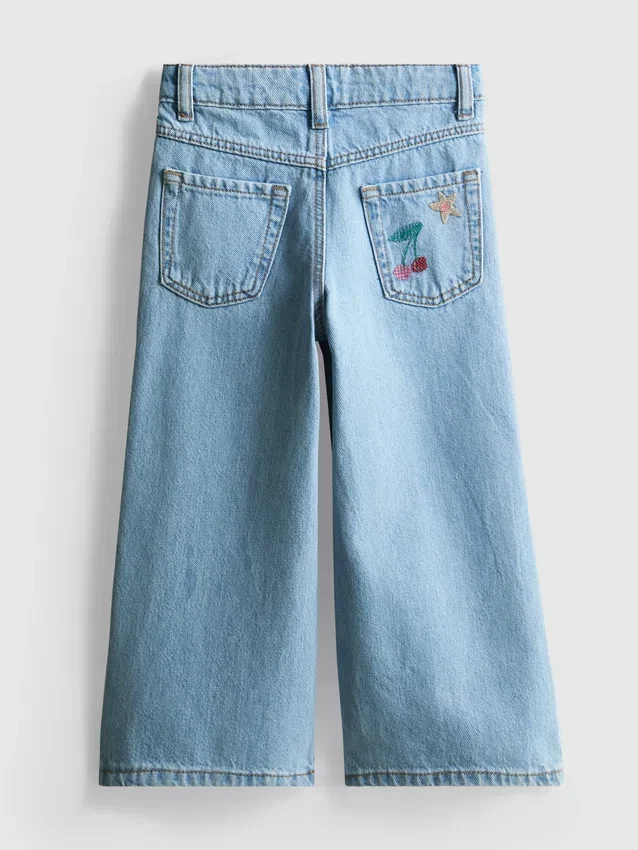 1,5–8 år | Jeans med fruktbroderi
