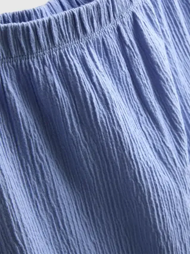 1,5–8 år | Sett med brodert peplum-top og bukser