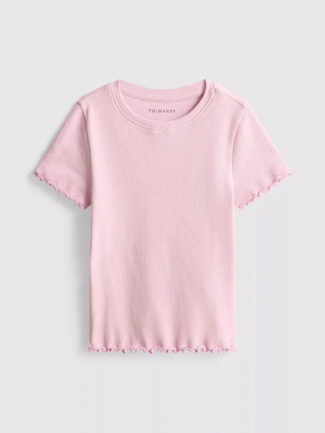 1,5–8 år | T-skjorte med ribbet kant