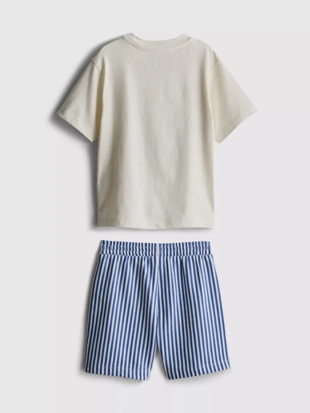 1,5–8 år | T-skjorte og shorts med sardinmotiv